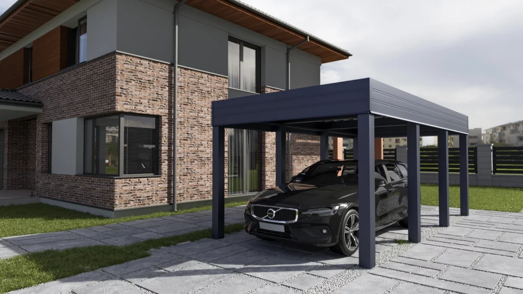 Carport - wiata jednostanowiskowa 3x6