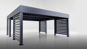 Wiata Garażowa - Carport Dwustanowiskowy