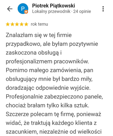 Opinie Google Marciniak Ogrodzenia