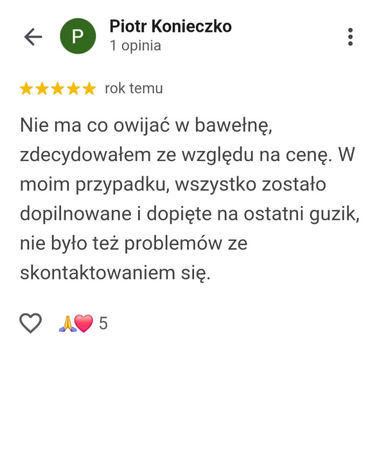 Opinie Google Marciniak Ogrodzenia