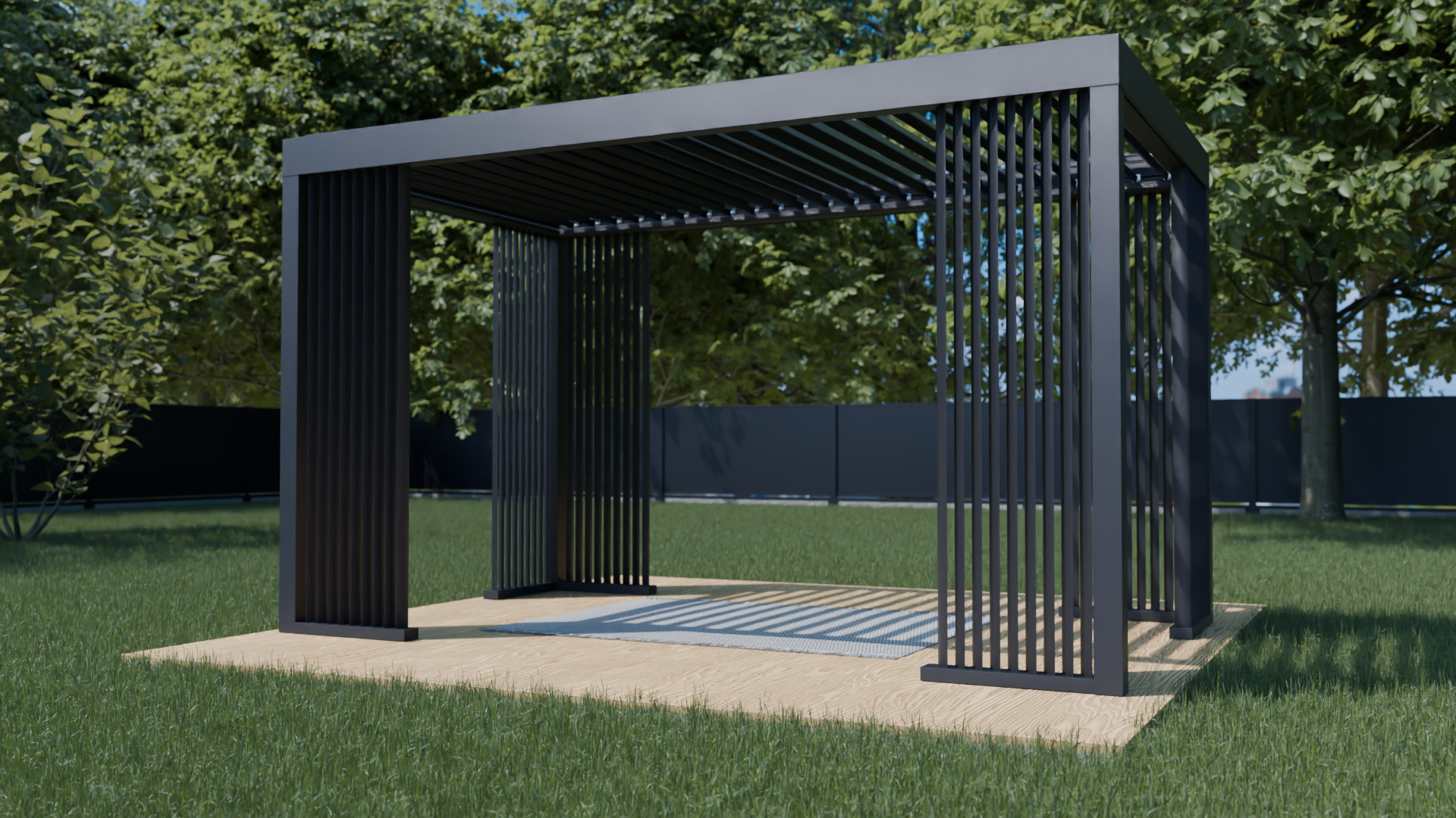 Bipergola premium antracyt (2)