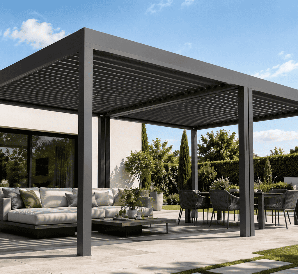 Biopergola modułowa wolnostojąca 7,20 × 5,12 m Regular