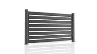 Palisada standard przęsło antracyt (2)